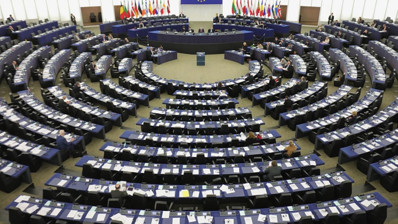 Az Európai Parlament ülésterme FOTÓ: Getty Images, Christopher Furlong