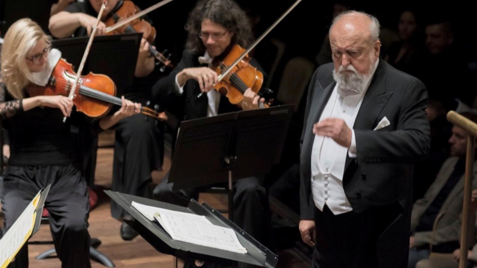 Krzysztof Penderecki dirigál FOTÓ: FELVÉGI ANDREA/CAFE BUDAPEST