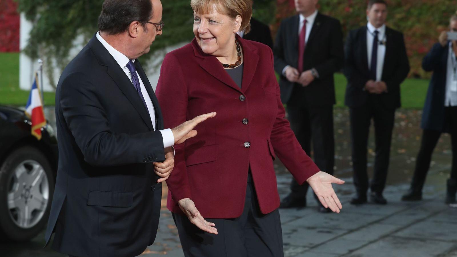 Merkel és Hollande a minszki békefolyamat újraélesztésén munkálkodik FOTÓ: EUROPRESS/GETTY IMAGES/SEAN GALLUP