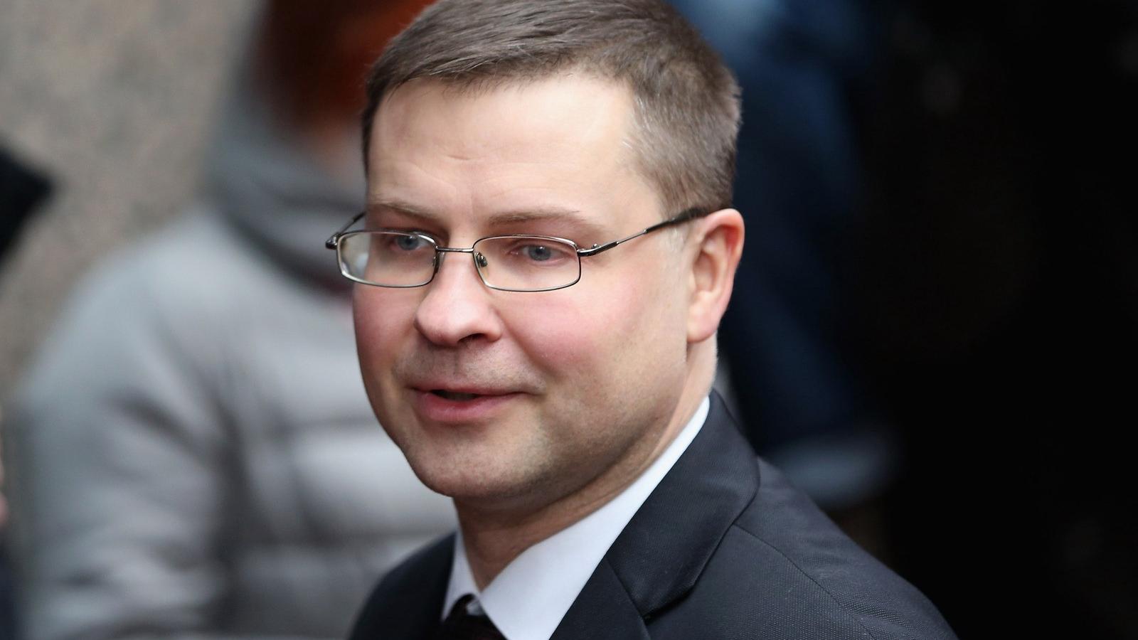 Valdis Dombrovskis. FOTÓ: Dan Kitwood/Getty Images