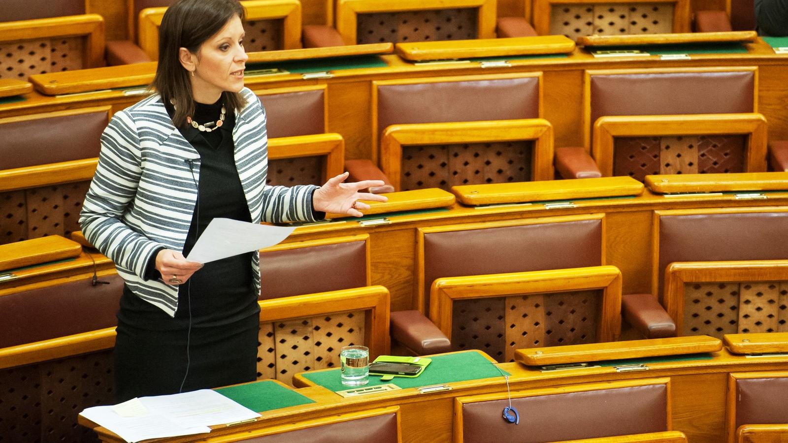 Szél Bernadett szerint a munka pezsdítő hatással lehet az ellenzékre. FOTÓ: Molnár Ádám/Népszava