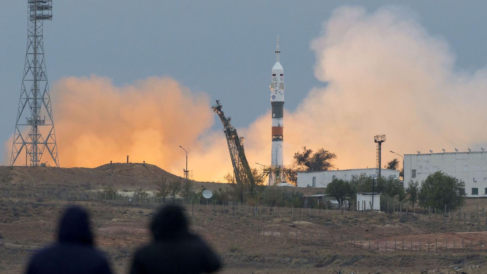 Bajkonurból startolnak a korszerűsített Szojuz rakéták a Nemzetközi Űrállomás felé FOTÓ: EUROPRESS/GETTY IMAGES/NASA