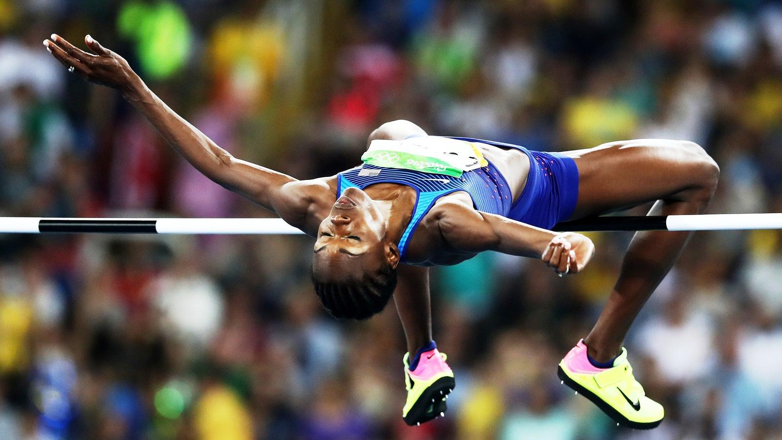 Chaunte Lowe magasugró nyolc évvel a pekingi olimpia után lépett
elő a hatodikról a harmadik helyre FOTÓ: EUROPRESS/GETTY IMAGES