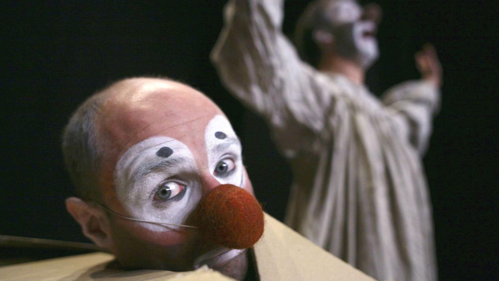 A két bohóc állandóan froclizza egymást FORRÁS: MÜPA