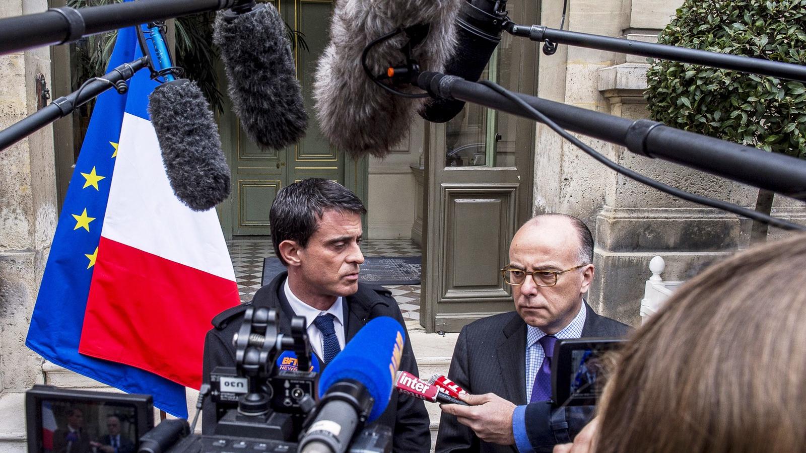 Manuel Valls volt és Bernard Cazeneuve jelenlegi kormányfők FOTÓ: EUROPRESS/GETTY IMAGES/YVES MALENFER