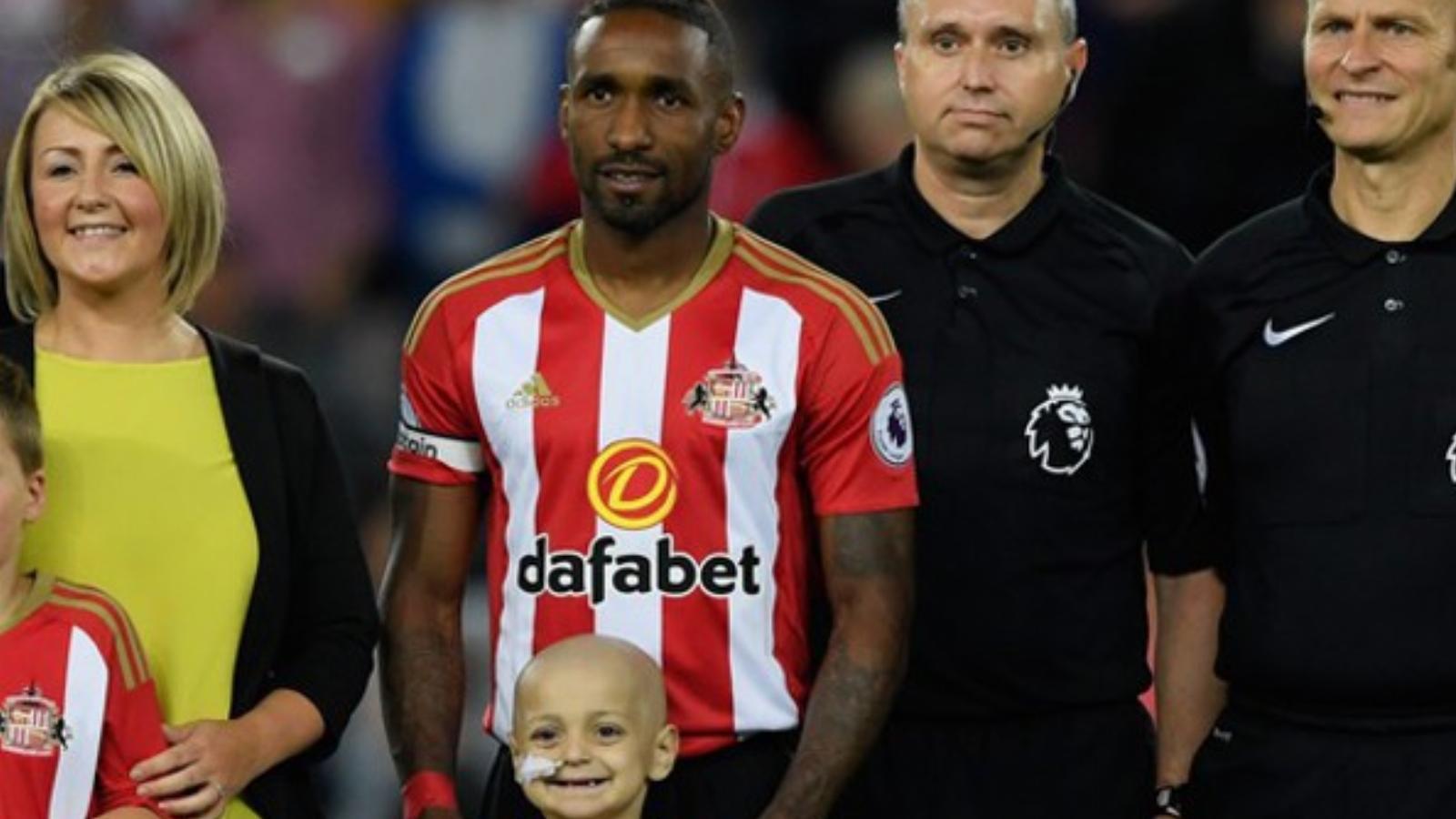 A nagybeteg kisfiú, Bradley Lowery öröme és nagy napja kedvenceivel FOTÓ: EUROPRESS/GETTY IMAGES/STU FORSTE