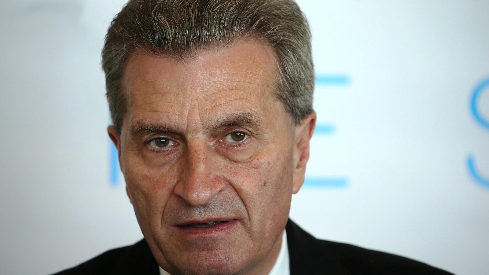 Günther Oettinger FOTÓ: Neilson Barnard/Getty Images