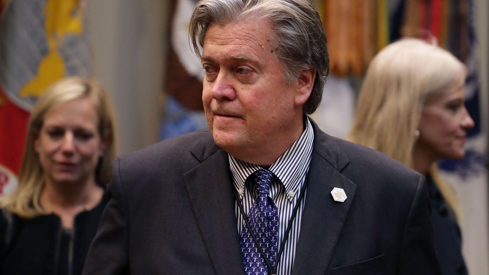 Steve Bannon az új elnök legbizalmasabb tanácsadója lett FOTÓ: EUROPRESS/GETTY IMAGES/CHIP SOMODEVILLA