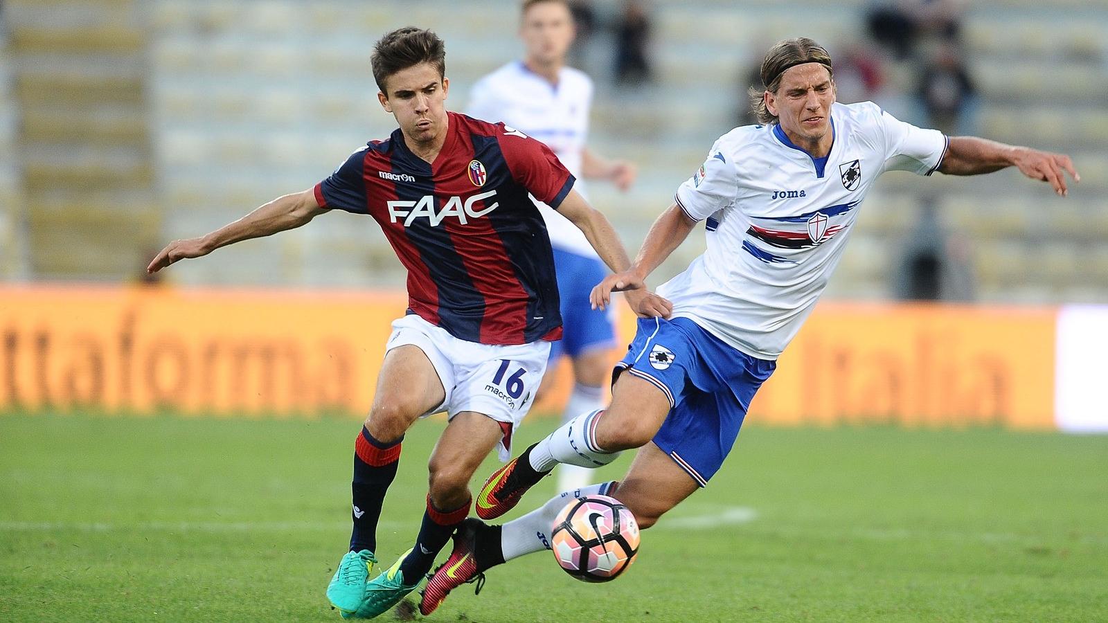 Nagy Ádám a Bologna FC és a UC Sampdoria mérközésén. FOTÓ: Mario Carlini / Iguana Press/Getty Images