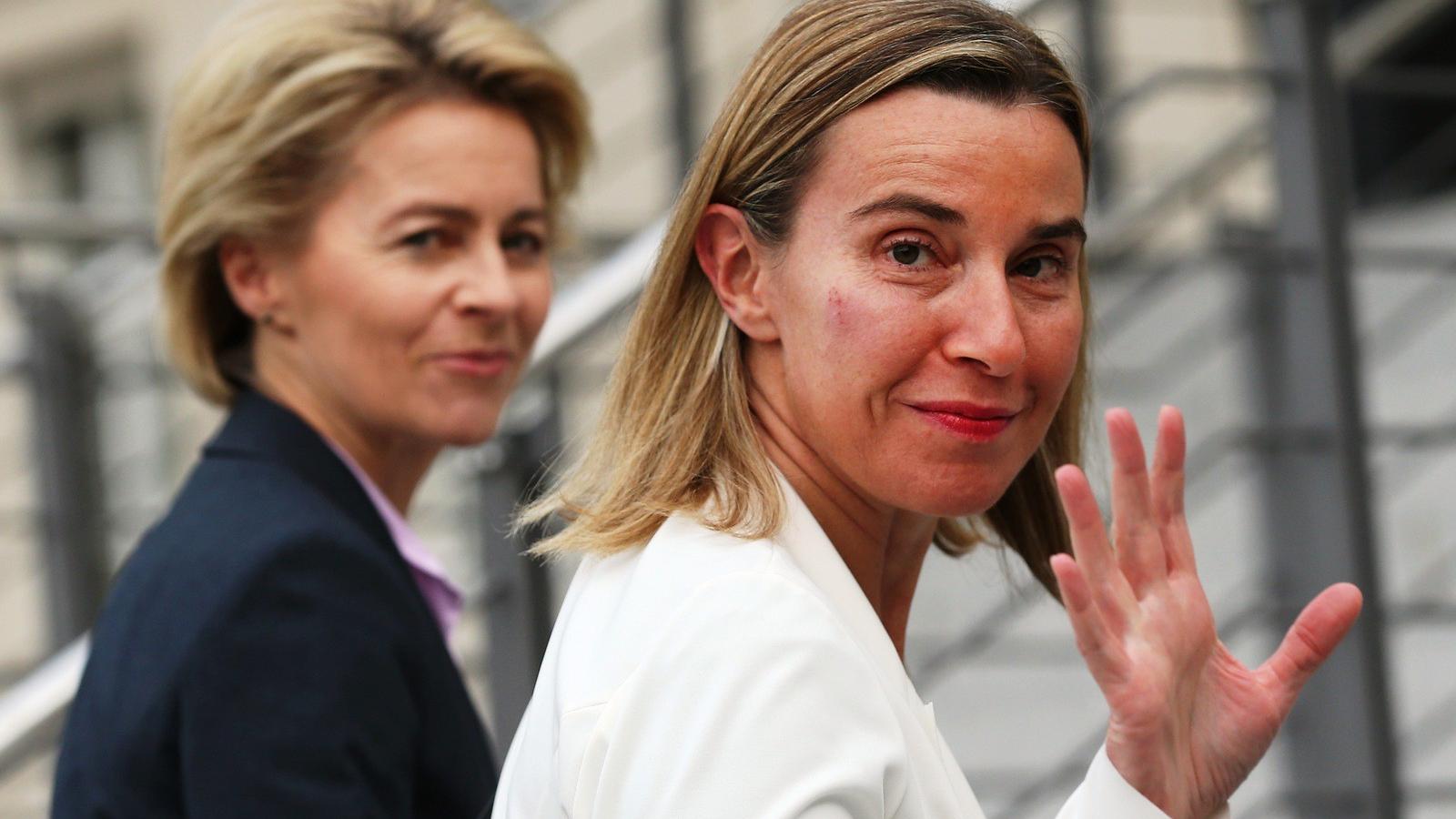 Elől Mogherini FOTÓ: Sean Gallup/Getty Images