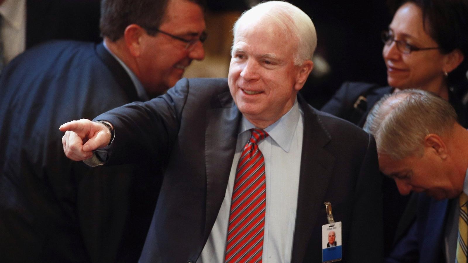 John McCain szenátor is az aláírók között van. FOTÓ: Getty Images, Johannes Simon