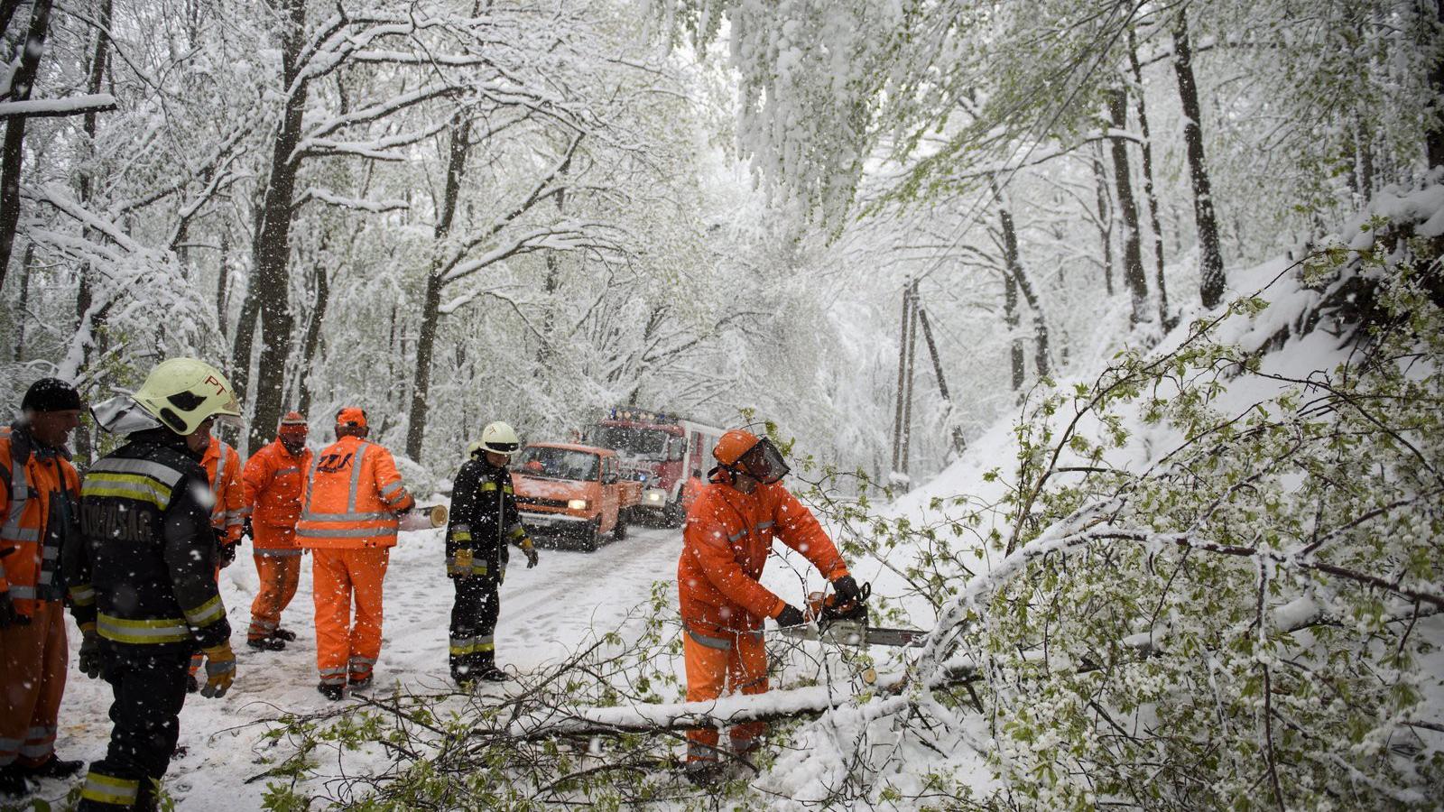 Két napja ilyen volt a környék - MTI Fotó: Komka Péter