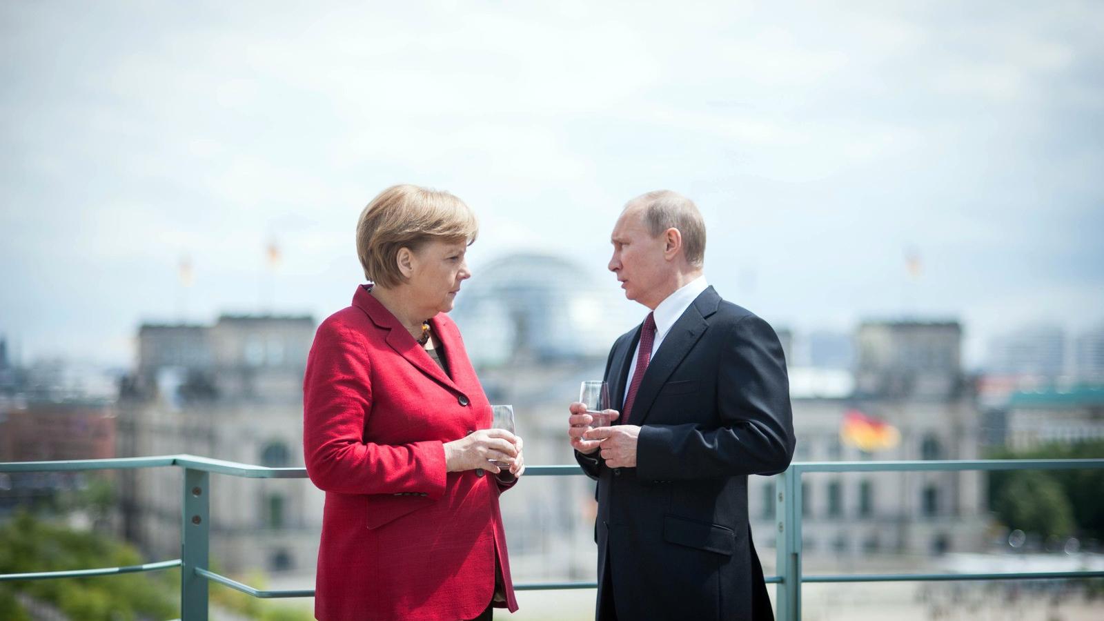 Merkel és Putyin egy korábbi találkozón FOTÓ: Pool/Getty Images