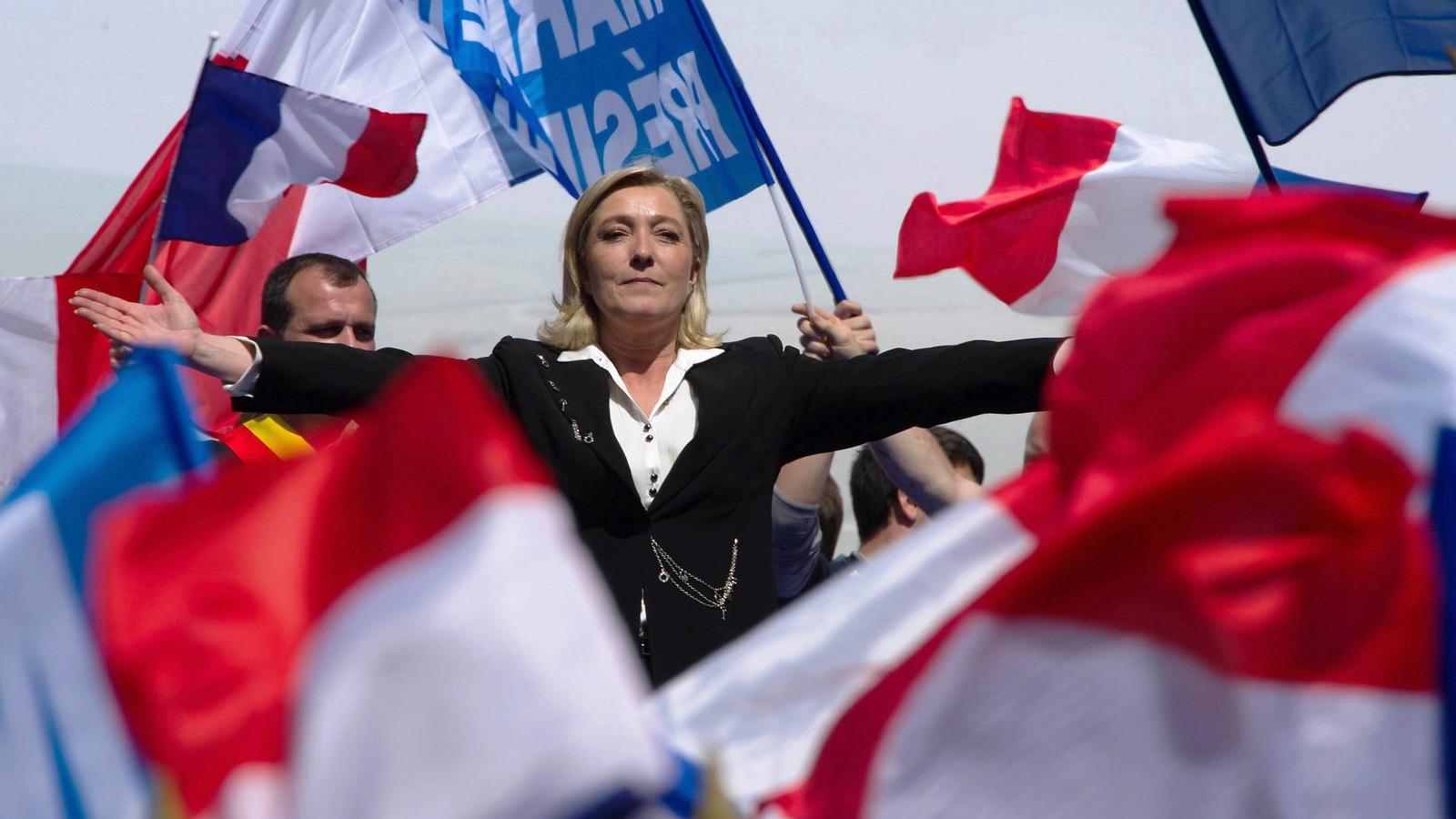 Marine Le Pen május 1-én FOTÓ: Pascal Le Segretain/Getty Images 