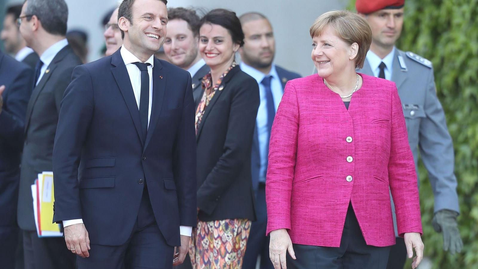 A Merkel–Macron páros sokat tehet az EU jövőjéért FOTÓ: GETTY IMAGES/SEAN GALLUP