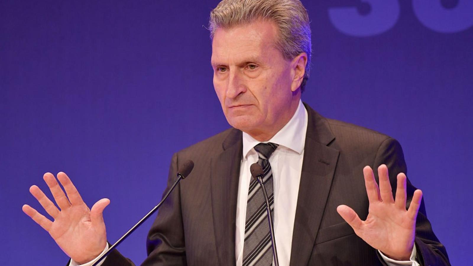 Günther Oettinger FOTÓ: Getty Images, Thomas Lohnes