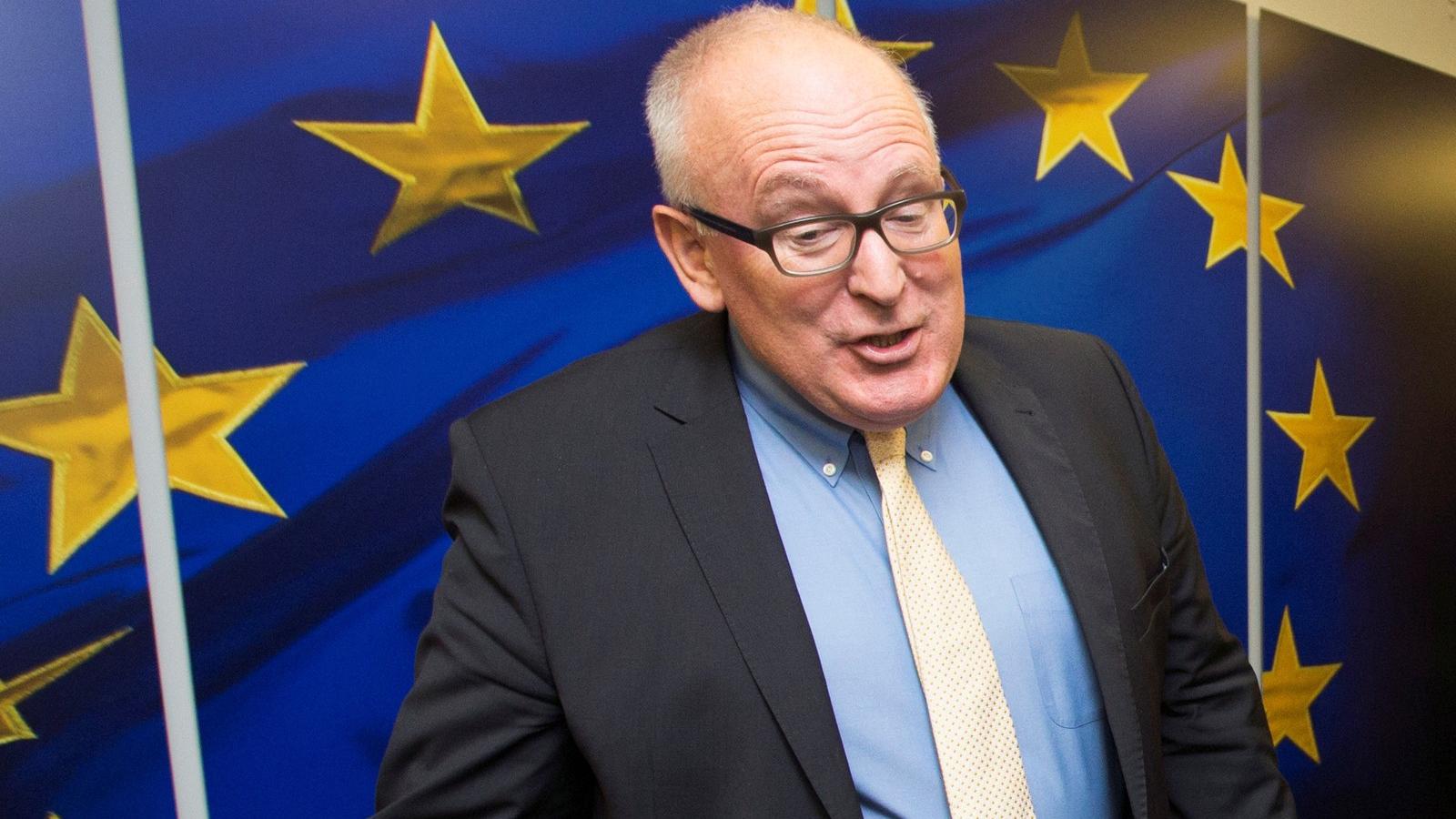 Frans Timmermans - Fotó: Olivier Hoslet / AFP