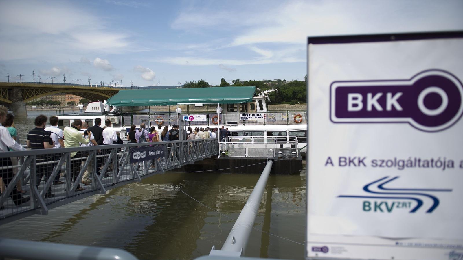 A már meglévő hajójáratok menetrendjét is sűríti a BKK. Fotó: Bielik István/Népszava