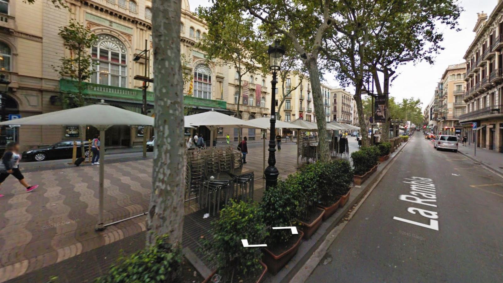 A La Rambla a Google Street View-on