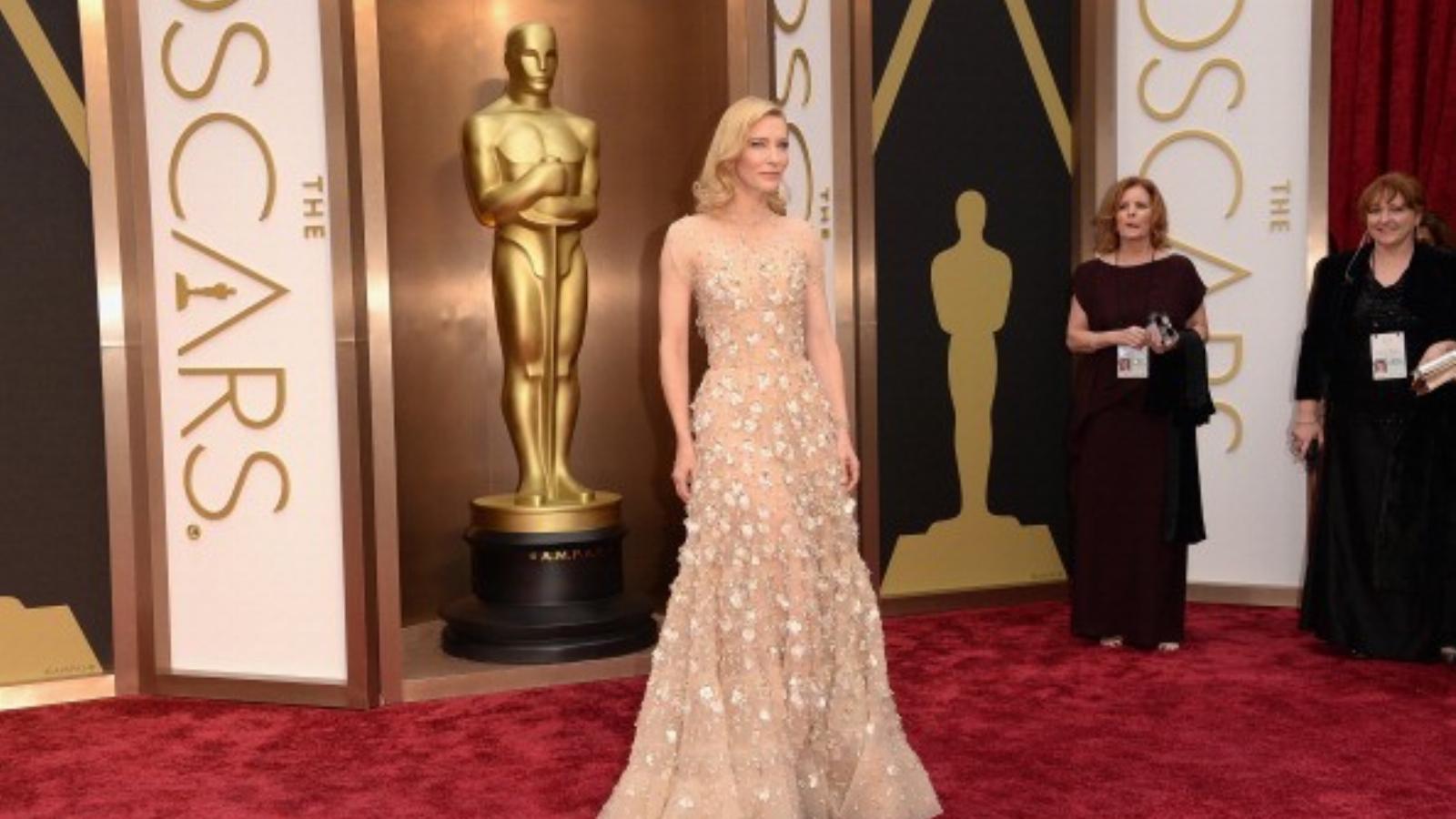 Az Aviátor után második Oscar-díját nyerte Cate Blanchett, akit a Woody Allen Blue Jasmine című filmjében nyújtott alakításáért 