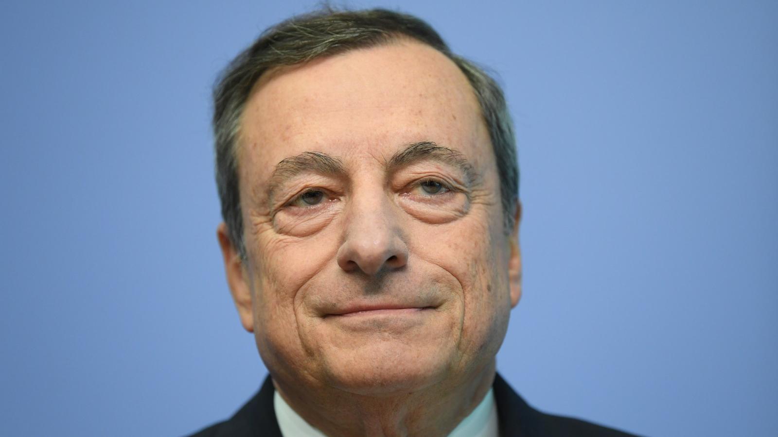 Mario Draghi FOTÓ: AFP