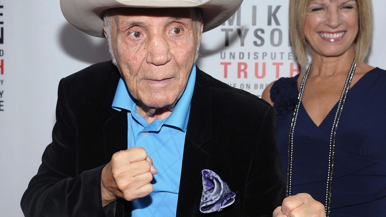 Jake LaMotta feleségével 2012-ben  - Fotó: MICHAEL LOCCISANO /  AFP