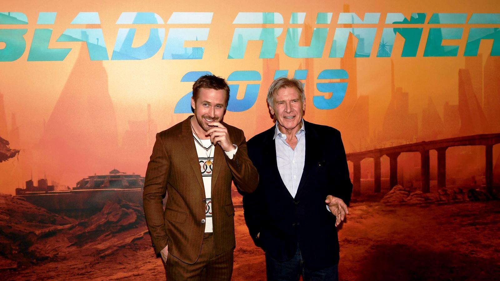 Ryan Gosling és Harrison Ford a premieren FOTÓ: Philippe LOPEZ / AFP