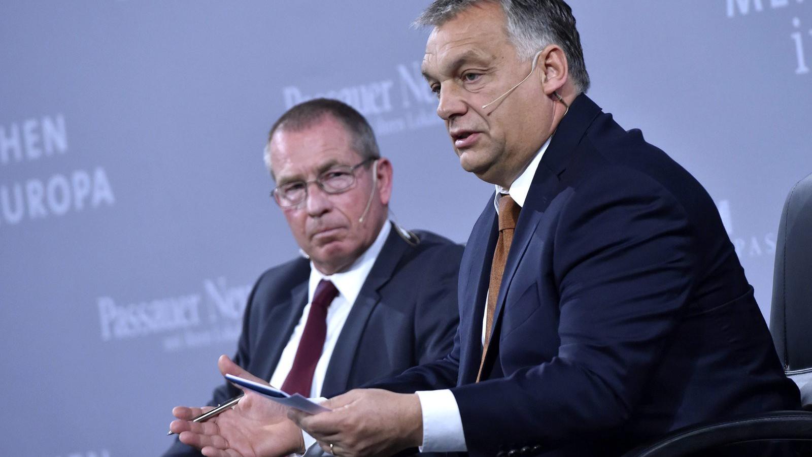 Orbán Viktor Passauban MTI Fotó: Máthé Zoltán