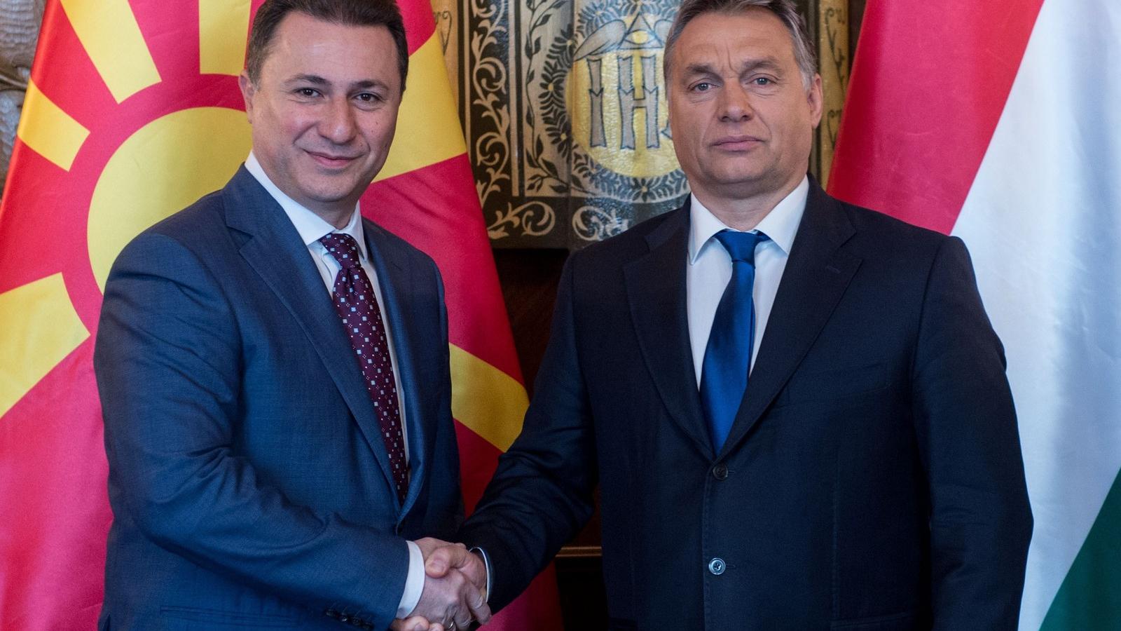 2015 november -  Nikola Gruevski, Macedónia-, és Orbán Viktor Magyarország  miniszterelnöke Budapesten - Fotó: Miniszterelnöki S