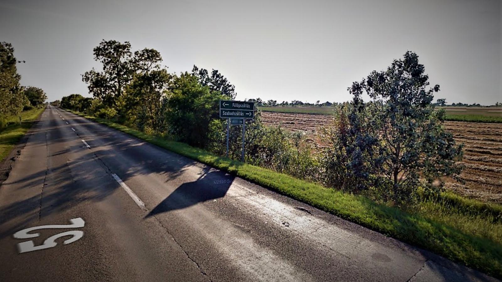 A helyszín "nyugalmas időszakban" - Forrás: Google Street View