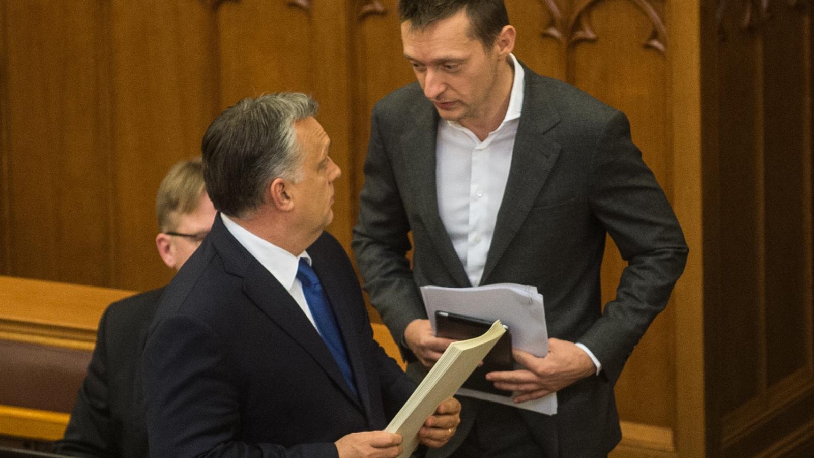 Orbán Viktor és Rogán Antal. FOTÓ: Tóth Gergő