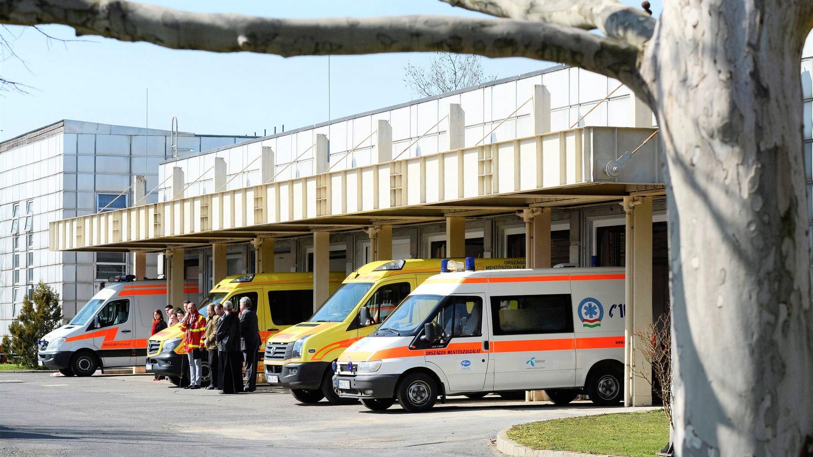 A szolnoki mentőállomás, ahol 2015 márciusában a megyei jogú vidéki városok közül utolsóként átadták az Országos Mentőszolgálat 