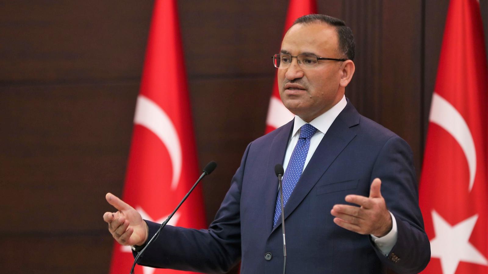 Bekir Bozdag török kormányszóvivő. Fotó: Arda Kucukkaya / ANADOLU AGENCY