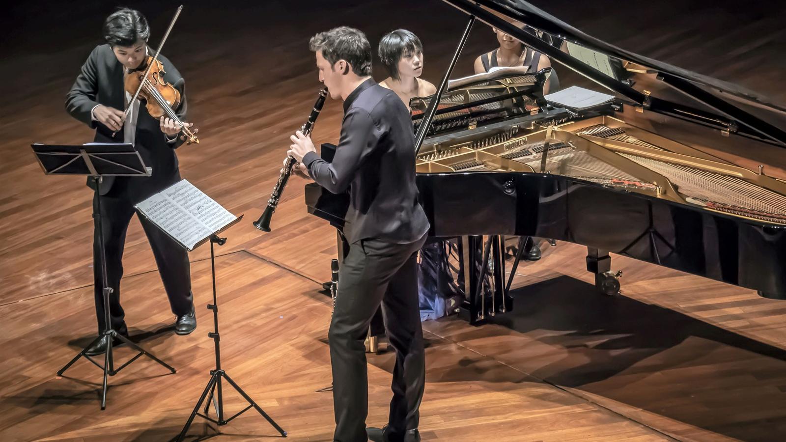 Kamarazene felsőfokon - Yuja Wang - Daishin Kashimoto - Andreas Ottensamer Fotó: Kotschy Gábor/Budapesti Tavaszi Fesztivál