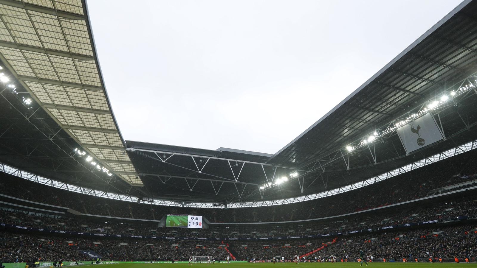 Az áruba bocsátott stadion/AFP fotó