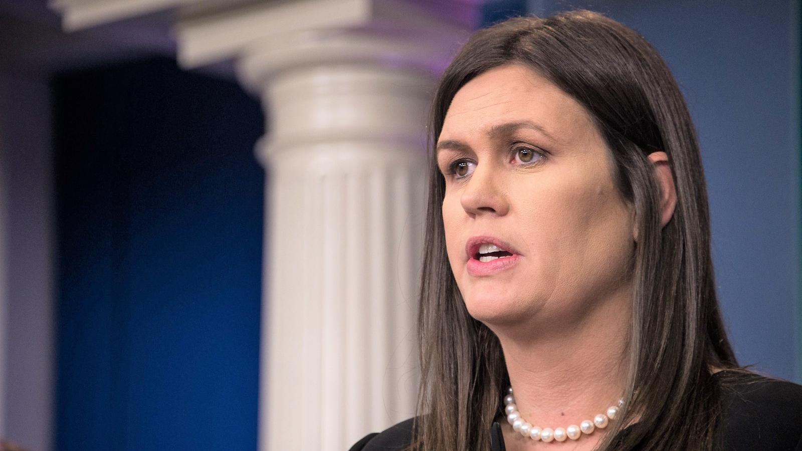  Sarah Huckabee Sanders FOTÓ: NICHOLAS KAMM / AFP