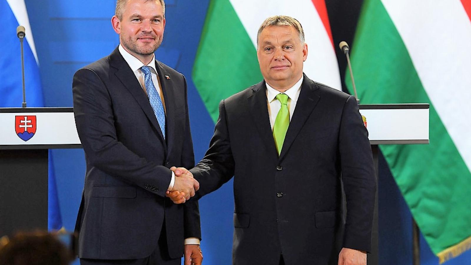 Orbán Viktor és Peter Pellegrini Fotó: Népszava/ Szalmás Péter