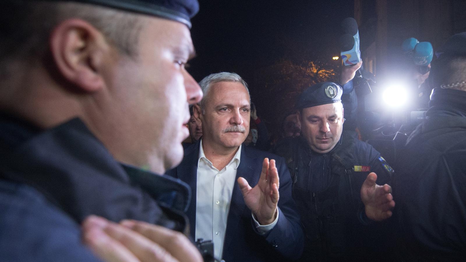 Liviu Dragnea. Fotó: ALEXANDRU DOBRE / AFP