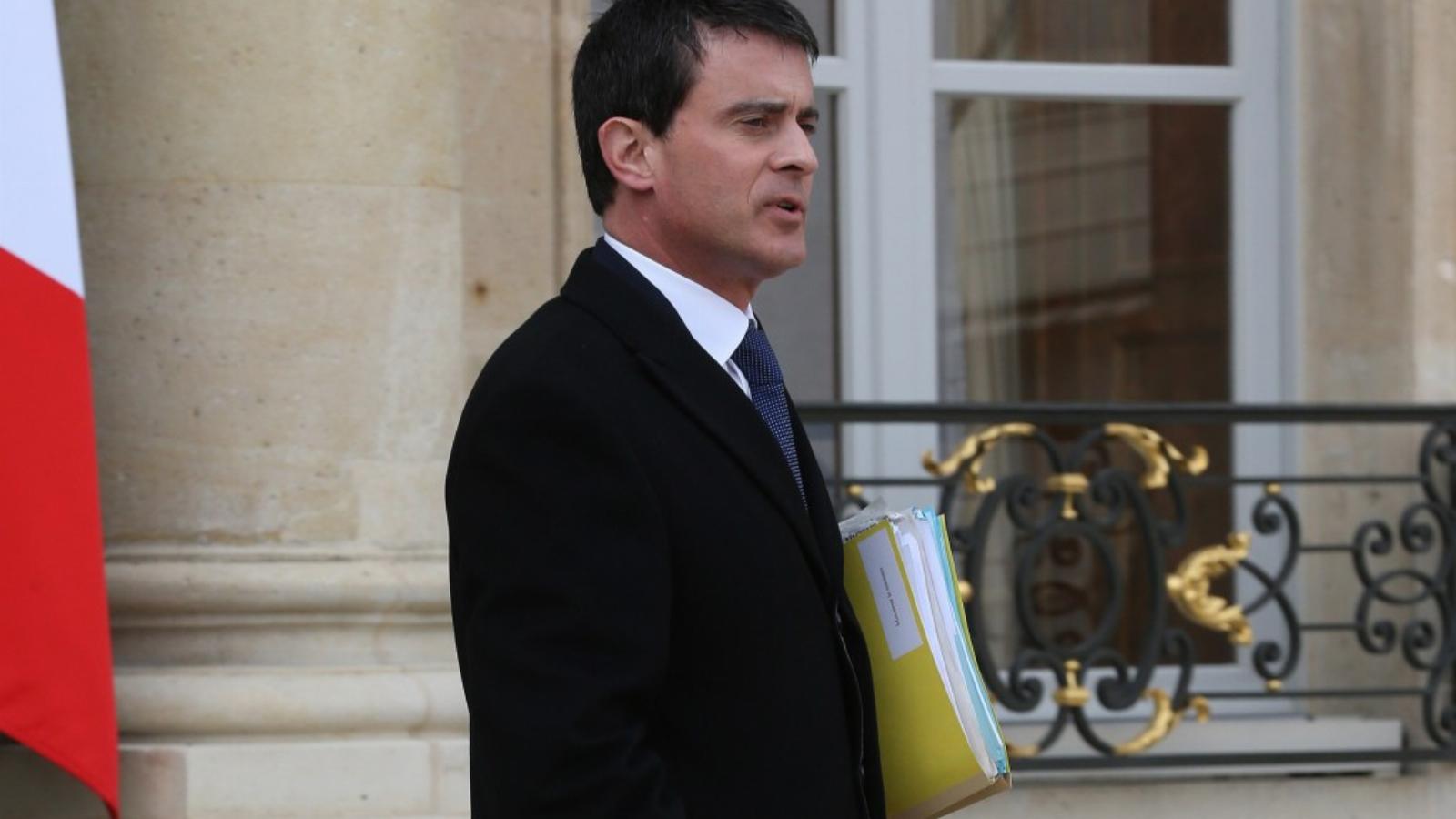 Manuel Valls, az új francia miniszterelnök az Élisée-palotába érkezik FOTÓ: EUROPRESS/GETTY IMAGES