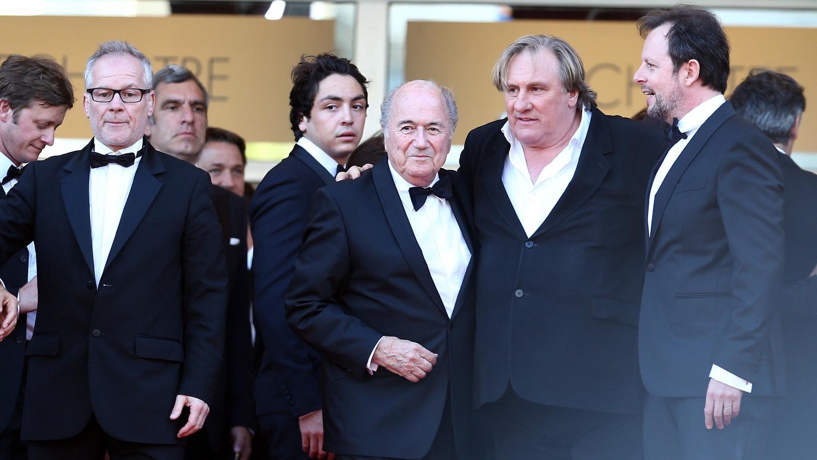 Depardieu és Ferrara a Cannes-i bemutató után. - Fotó: Gettyimages