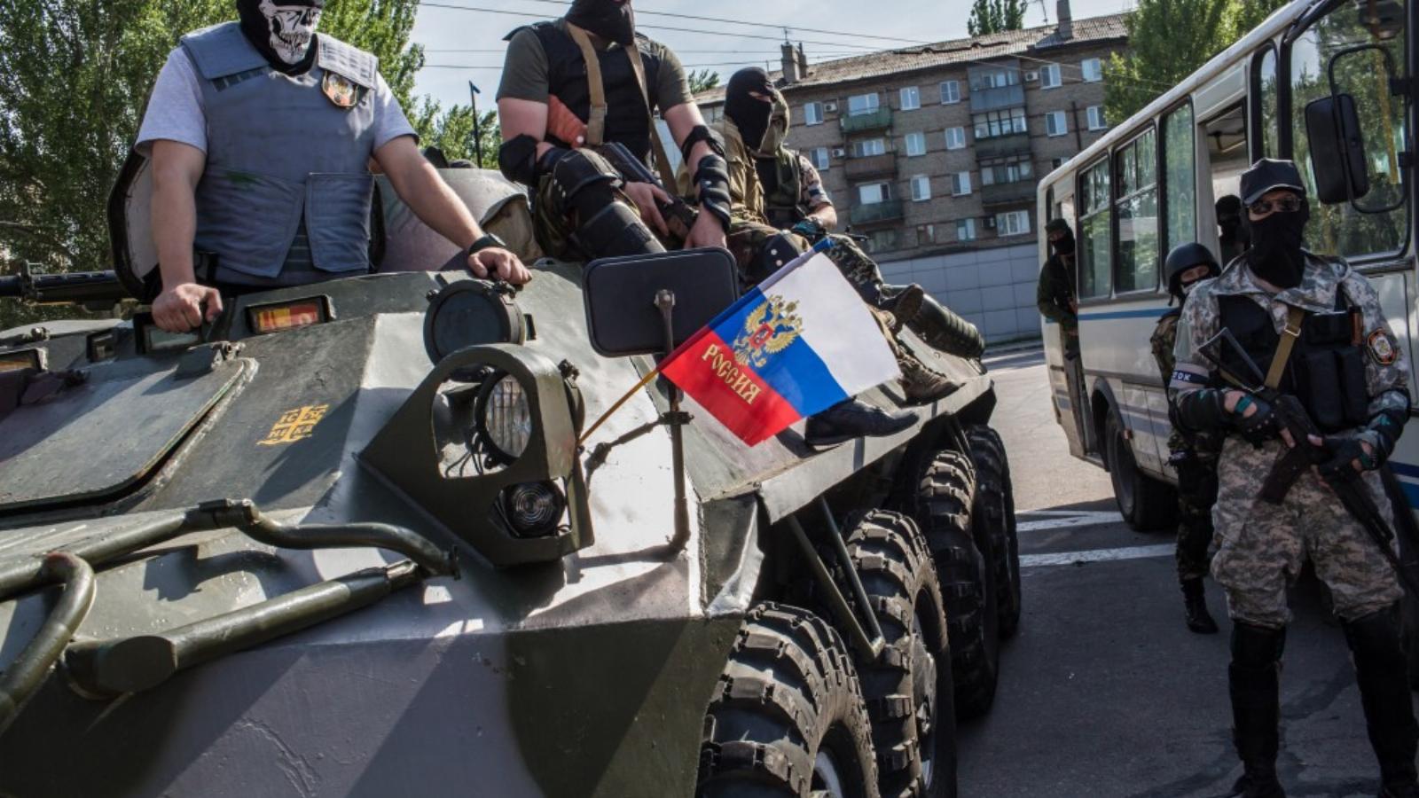 Az önjelölt Donyecki Népköztársaság államosításba kezdett a keleti megyében FOTÓ: EUROPRESS/GETTY IMAGES/BRENDAN HOFFMAN