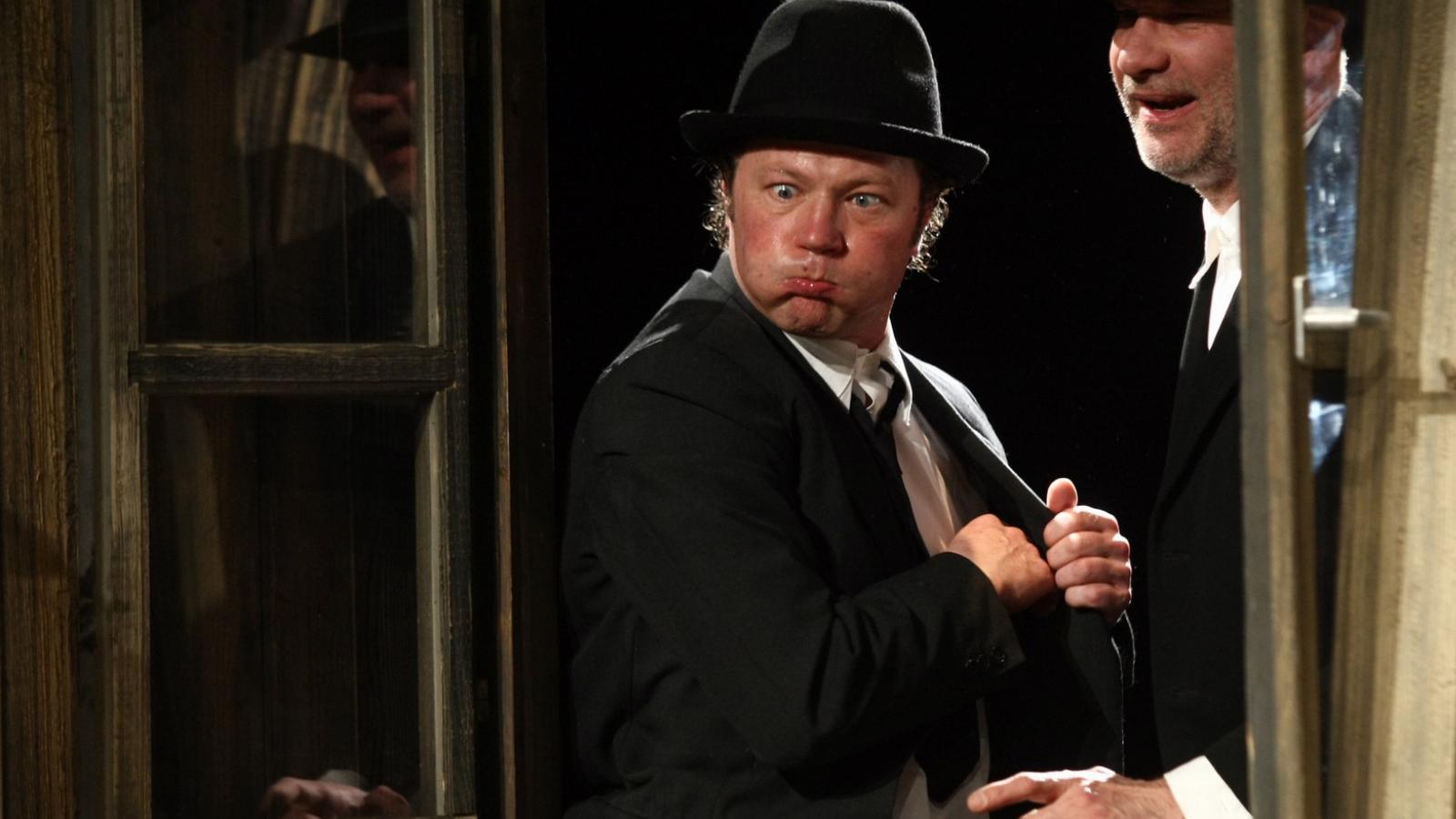 Stohl András a Nemzeti Színház Bányavirág c. darabjában  Fotó: K2 PRESS, Népszava