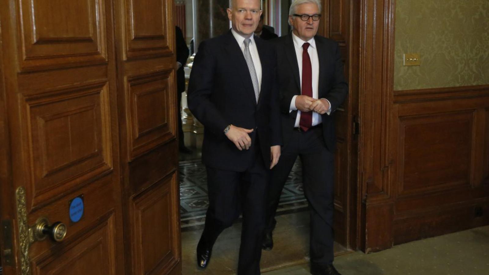 William Hague és Frank-Walter Steinmeier sem zárta ki az új Oroszország-ellenes szankciókat FOTÓ: EUROPRESS/GETTY IMAGES/