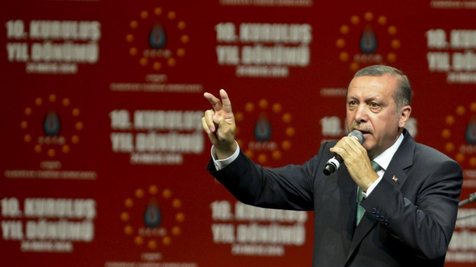 Recep Tayyip Erdogan biztos győzelemre számíthat FOTÓ: EUROPRESS/GETTY IMAGES/SASCHA SCHUERMANN