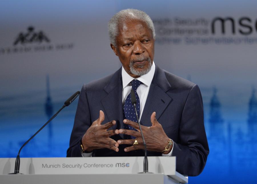 Meghalt Kofi Annan