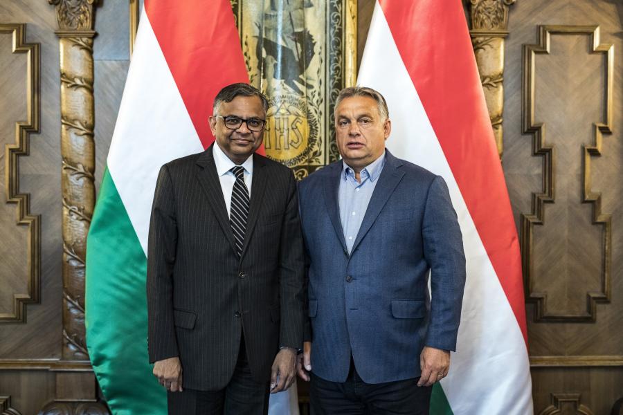 Indiai ipari óriás vezetőjével tárgyalt Orbán