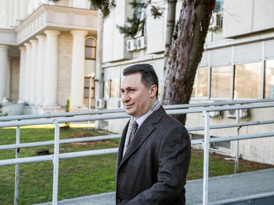 Felfüggesztették Gruevszki mentelmi jogát