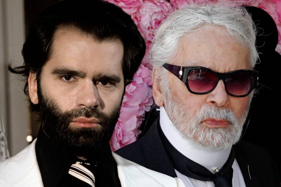 Karl Lagerfeld - Fekete szakálltól a fehér szakállig