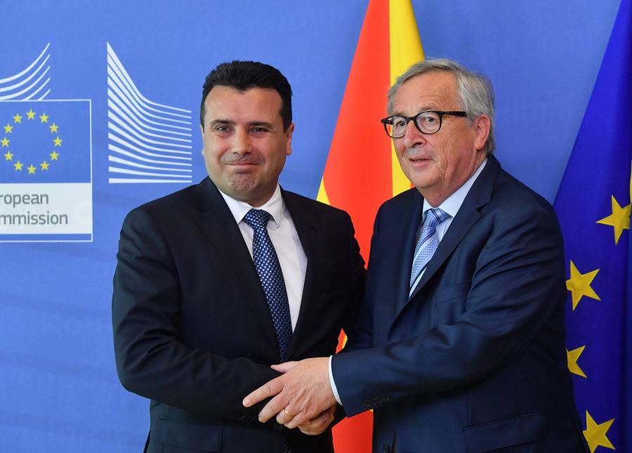 Juncker Észak-Macedónia EU-csatlakozását sürgeti: 