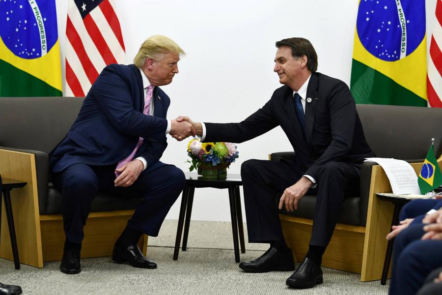 Trump teljes mellszélességgel kiállt Bolsonaro mellett